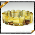 Citrine Bracelets, Semi Precious Stone Bead Bracelet, Jewelry Fashion Yellow Bracelet (GB021)